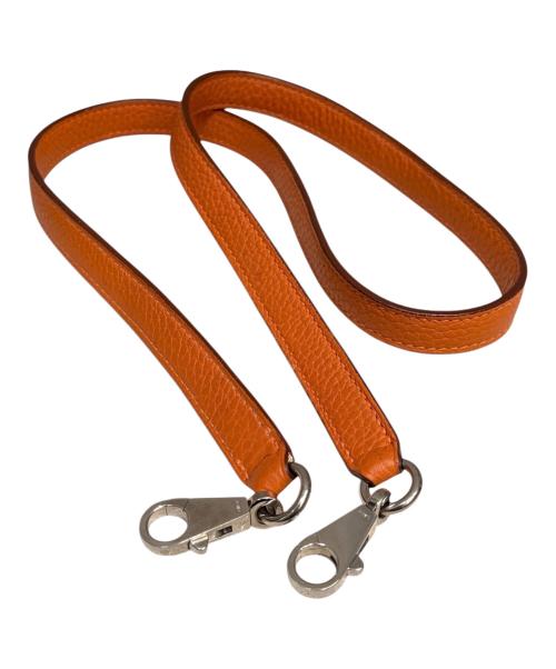 HERMES（エルメス）HERMES (エルメス) ボリード 31/シルバー金具/トリヨンクレマンス/オレンジ系/□J刻印/2006年 オレンジ系×シルバー金具 サイズ:31の古着・服飾アイテム