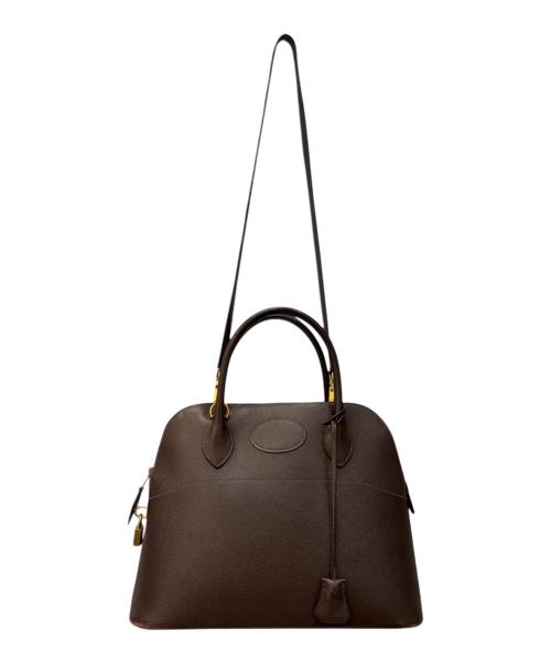 HERMES（エルメス）HERMES (エルメス) ボリード 31/ゴールド金具/クシュベル/ブラウン系/□D刻印/2000年 ブラウン系×ゴールド金具 サイズ:31の古着・服飾アイテム