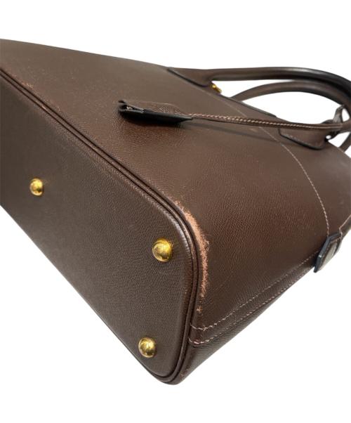 HERMES（エルメス）HERMES (エルメス) ボリード 31/ゴールド金具/クシュベル/ブラウン系/□D刻印/2000年 ブラウン系×ゴールド金具 サイズ:31の古着・服飾アイテム