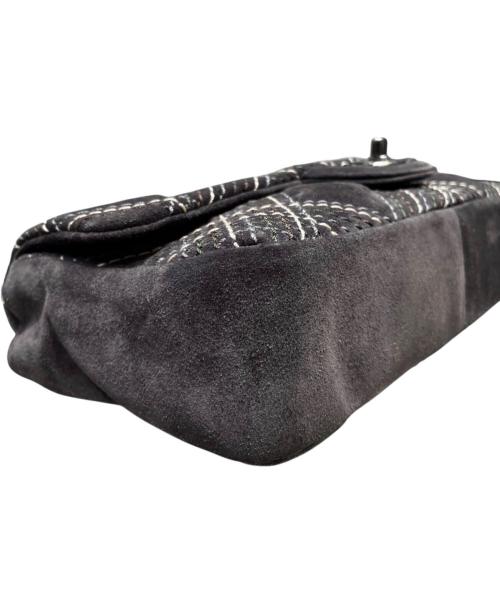 CHANEL（シャネル）CHANEL (シャネル) ワイルドステッチ25/スウェードチェーンショルダーバッグ グレーの古着・服飾アイテム