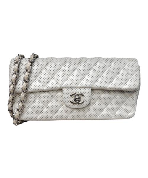 CHANEL（シャネル）CHANEL (シャネル) マトラッセ パンチング25 ホワイト サイズ:25の古着・服飾アイテム