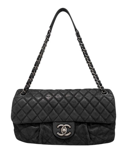 CHANEL（シャネル）CHANEL (シャネル) マトラッセ シングルフラップ30 ブラック サイズ:30の古着・服飾アイテム