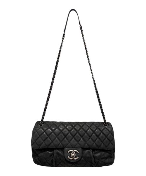 CHANEL（シャネル）CHANEL (シャネル) マトラッセ シングルフラップ30 ブラック サイズ:30の古着・服飾アイテム