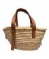 LOEWE (ロエベ) バスケットバッグ スモール / ビジュー付 ナチュラル：55000円