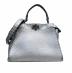 FENDI（フェンディ）の古着「PEEKABOO MINI/ピーカブー ミニ/ショルダーバッグ/セレリアバッグ」｜シルバー