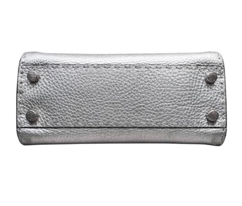 FENDI（フェンディ）FENDI (フェンディ) PEEKABOO MINI/ピーカブー ミニ/ショルダーバッグ/セレリアバッグ シルバー サイズ:MINI/ミニの古着・服飾アイテム