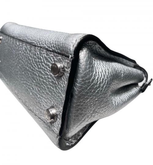 FENDI（フェンディ）FENDI (フェンディ) PEEKABOO MINI/ピーカブー ミニ/ショルダーバッグ/セレリアバッグ シルバー サイズ:MINI/ミニの古着・服飾アイテム