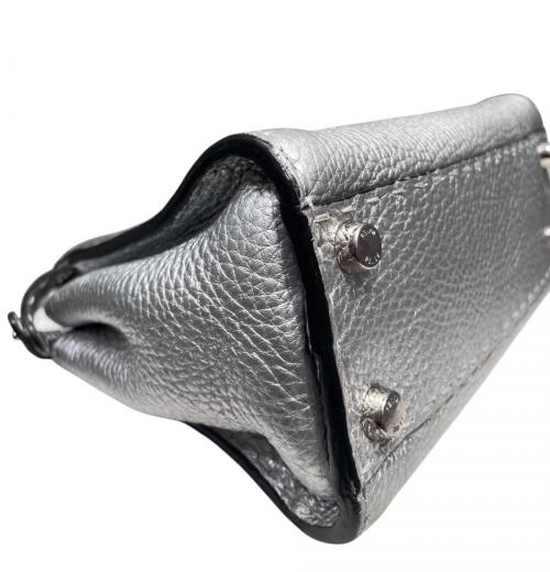 FENDI（フェンディ）FENDI (フェンディ) PEEKABOO MINI/ピーカブー ミニ/ショルダーバッグ/セレリアバッグ シルバー サイズ:MINI/ミニの古着・服飾アイテム