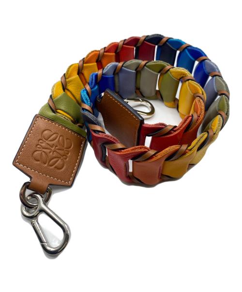 LOEWE（ロエベ）LOEWE (ロエベ) レザーショルダーストラップ マルチカラーの古着・服飾アイテム