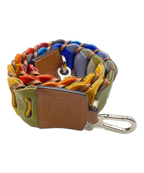 LOEWE（ロエベ）LOEWE (ロエベ) レザーショルダーストラップ マルチカラーの古着・服飾アイテム