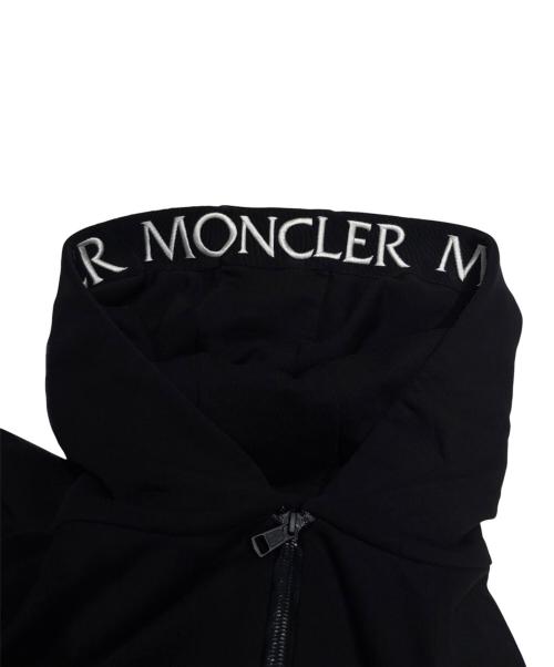 MONCLER（モンクレール）MONCLER (モンクレール) ロゴジップパーカー/MAGLIA CARDIGAN ブラック サイズ:Sの古着・服飾アイテム