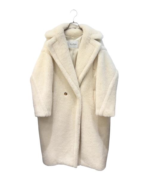 MaxMara（マックスマーラ）MaxMara (マックスマーラ) テディベアコート/TEDGIRL/アルパカウール混 ホワイト サイズ:XSの古着・服飾アイテム