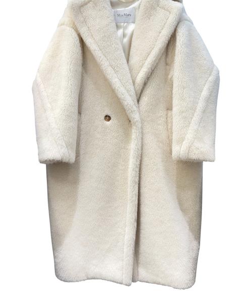 MaxMara（マックスマーラ）MaxMara (マックスマーラ) テディベアコート/TEDGIRL/アルパカウール混 ホワイト サイズ:XSの古着・服飾アイテム
