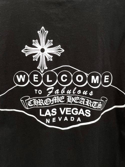 CHROME HEARTS（クロムハーツ）CHROME HEARTS (クロムハーツ) ラスベガス限定 プリントTシャツ ブラック サイズ:Ｓの古着・服飾アイテム