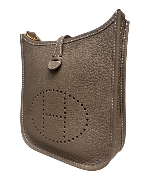HERMES（エルメス）HERMES (エルメス) エブリン TPM/ゴールド金具/トリヨンクレマンス/エトゥープ/W刻印 エトゥープ サイズ:TPMの古着・服飾アイテム