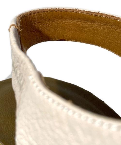 Chloe（クロエ）Chloe (クロエ) ウェッジソールサンダル ベージュ サイズ:37の古着・服飾アイテム