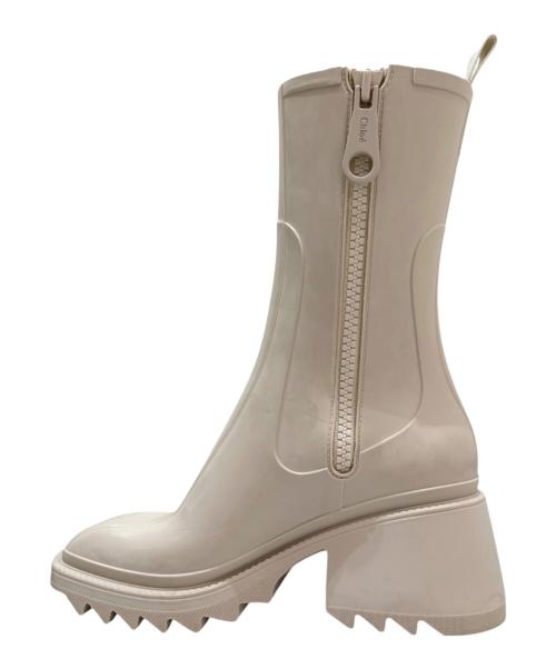 Chloe（クロエ）Chloe (クロエ) レインブーツ ベージュ サイズ:37の古着・服飾アイテム