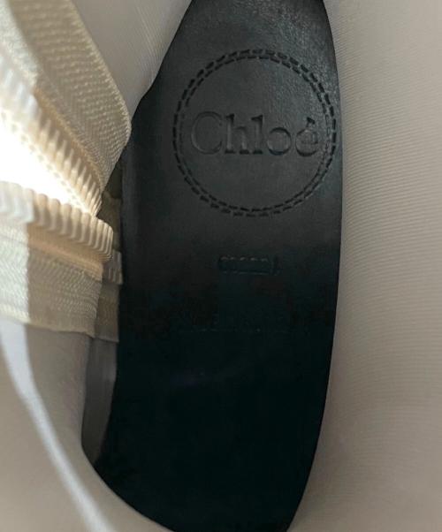 Chloe（クロエ）Chloe (クロエ) レインブーツ ベージュ サイズ:37の古着・服飾アイテム