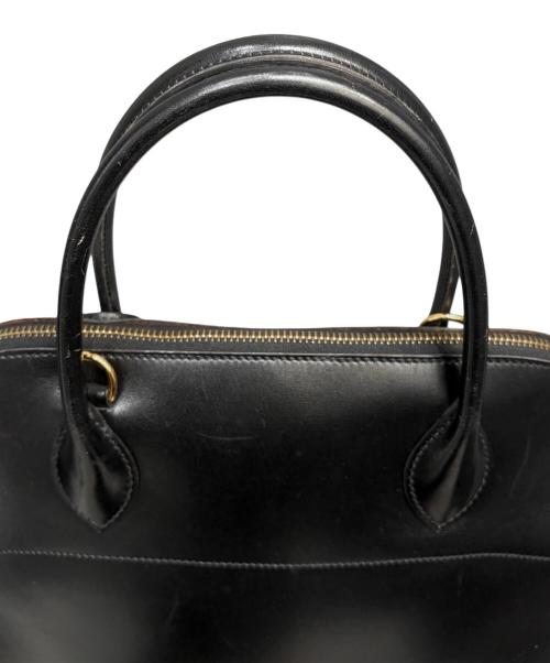 HERMES（エルメス）HERMES (エルメス) ボリード 31/ゴールド金具/カーフ/ノワール/□A刻印/1997年 ブラック×ゴールド金具 サイズ:31の古着・服飾アイテム