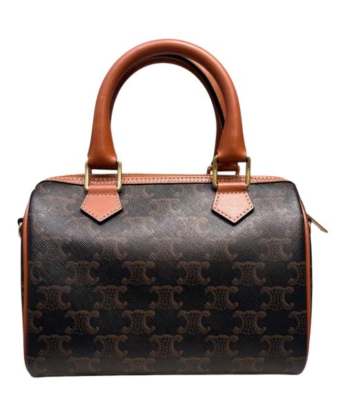 CELINE（セリーヌ）CELINE (セリーヌ) スモール ボストン ブラウンの古着・服飾アイテム