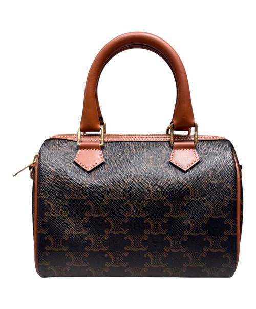 CELINE（セリーヌ）CELINE (セリーヌ) スモール ボストン ブラウンの古着・服飾アイテム