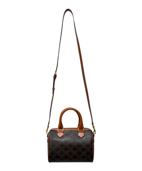CELINE（セリーヌ）CELINE (セリーヌ) スモール ボストン ブラウンの古着・服飾アイテム