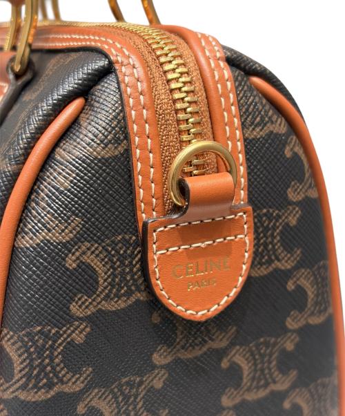 CELINE（セリーヌ）CELINE (セリーヌ) スモール ボストン ブラウンの古着・服飾アイテム