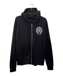 CHROME HEARTS（クロムハーツ）の古着「ラスベガス限定 ユニセックスホースシュージップパーカー」｜ブラック