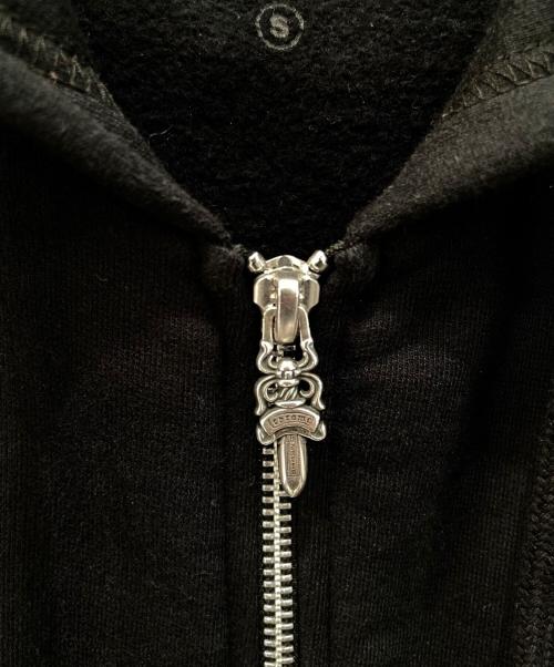 CHROME HEARTS（クロムハーツ）CHROME HEARTS (クロムハーツ) ラスベガス限定 ユニセックスホースシュージップパーカー ブラック サイズ:Ｓの古着・服飾アイテム
