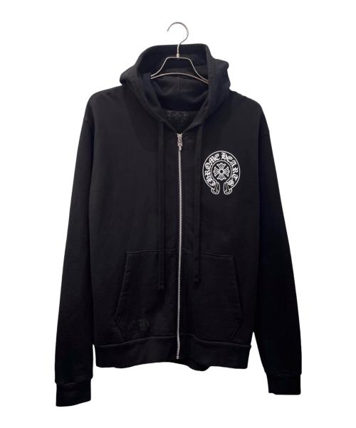 CHROME HEARTS（クロムハーツ）CHROME HEARTS (クロムハーツ) ラスベガス限定 ユニセックスホースシュージップパーカー ブラック サイズ:Ｓの古着・服飾アイテム
