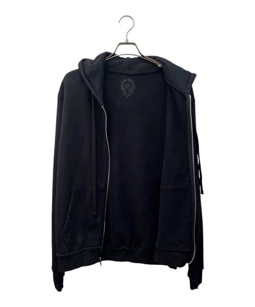 CHROME HEARTS（クロムハーツ）CHROME HEARTS (クロムハーツ) ラスベガス限定 ユニセックスホースシュージップパーカー ブラック サイズ:Ｓの古着・服飾アイテム