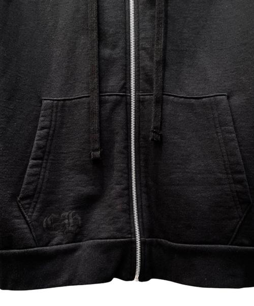 CHROME HEARTS（クロムハーツ）CHROME HEARTS (クロムハーツ) ラスベガス限定 ユニセックスホースシュージップパーカー ブラック サイズ:Ｓの古着・服飾アイテム
