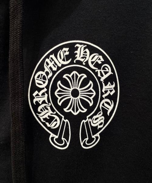 CHROME HEARTS（クロムハーツ）CHROME HEARTS (クロムハーツ) ラスベガス限定 ユニセックスホースシュージップパーカー ブラック サイズ:Ｓの古着・服飾アイテム
