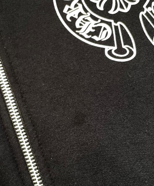 CHROME HEARTS（クロムハーツ）CHROME HEARTS (クロムハーツ) ラスベガス限定 ユニセックスホースシュージップパーカー ブラック サイズ:Ｓの古着・服飾アイテム