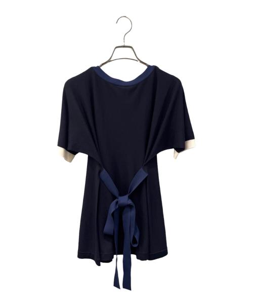 CHANEL（シャネル）CHANEL (シャネル) ココボタン ウール ニット ネイビー サイズ:36の古着・服飾アイテム