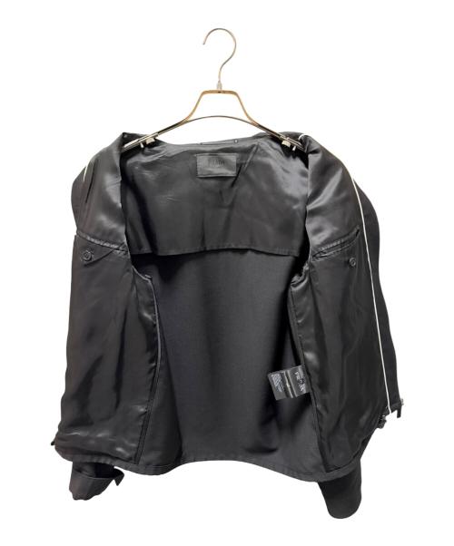 PRADA（プラダ）PRADA (プラダ) ジップアップブルゾン/ブルゾンジャケット ブラック サイズ:46の古着・服飾アイテム