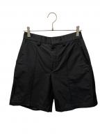 VALENTINOヴァレンティノ）の古着「Logo Patch Bermuda Shorts/ロゴパッチ バミューダショーツ」｜ブラック