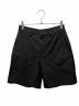 VALENTINO（ヴァレンティノ）の古着「Logo Patch Bermuda Shorts/ロゴパッチ バミューダショーツ」｜ブラック