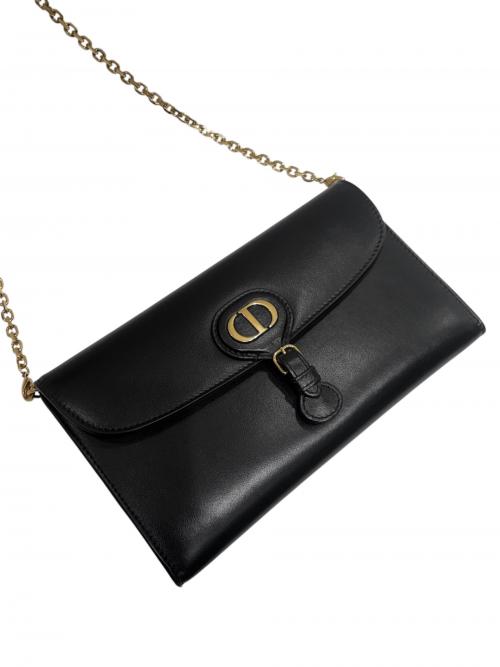 Christian Dior（クリスチャン ディオール）Christian Dior (クリスチャン ディオール) Bobby East West チェーンウォレットバッグ ブラックの古着・服飾アイテム