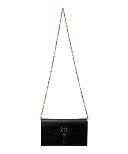 Christian Dior（クリスチャン ディオール）Christian Dior (クリスチャン ディオール) Bobby East West チェーンウォレットバッグ ブラックの古着・服飾アイテム