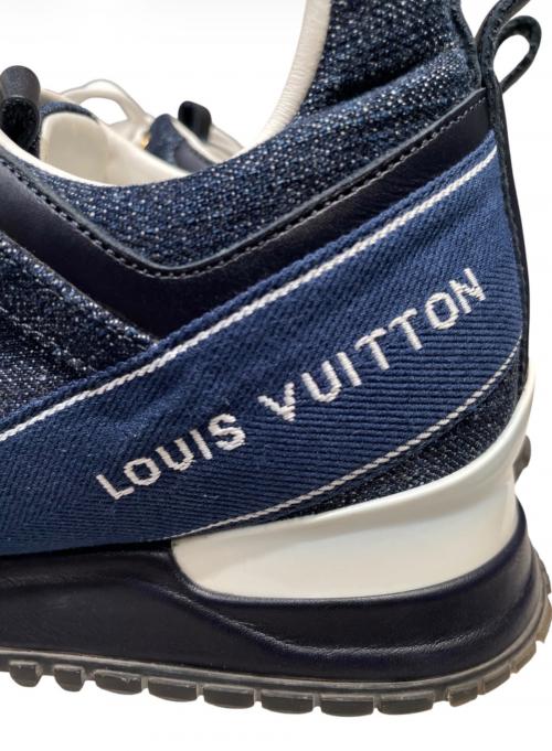 LOUIS VUITTON（ルイ ヴィトン）LOUIS VUITTON (ルイ ヴィトン) モノグラム デニム ランアウェイラインスニーカー インディゴ サイズ:34 1/2の古着・服飾アイテム