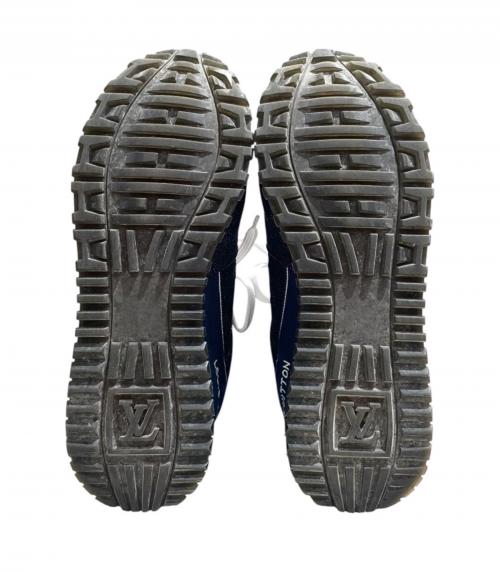 LOUIS VUITTON（ルイ ヴィトン）LOUIS VUITTON (ルイ ヴィトン) モノグラム デニム ランアウェイラインスニーカー インディゴ サイズ:34 1/2の古着・服飾アイテム