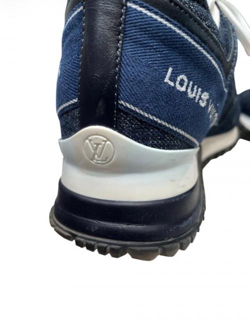 LOUIS VUITTON（ルイ ヴィトン）LOUIS VUITTON (ルイ ヴィトン) モノグラム デニム ランアウェイラインスニーカー インディゴ サイズ:34 1/2の古着・服飾アイテム