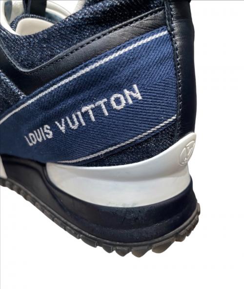LOUIS VUITTON（ルイ ヴィトン）LOUIS VUITTON (ルイ ヴィトン) モノグラム デニム ランアウェイラインスニーカー インディゴ サイズ:34 1/2の古着・服飾アイテム
