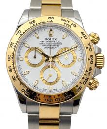 ROLEX（ロレックス）の古着「Cosmograph Daytona コスモグラフデイトナ Ref:116503 ホワイト文字盤 ロレゾール」｜白文字盤