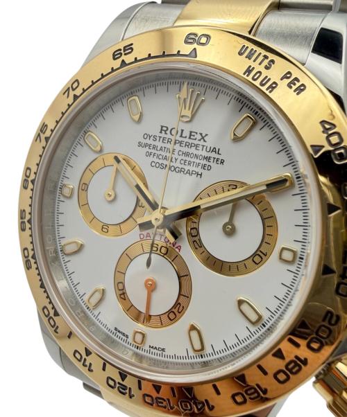 ROLEX（ロレックス）ROLEX (ロレックス) Cosmograph Daytona コスモグラフデイトナ Ref:116503 ホワイト文字盤 ロレゾール 白文字盤の古着・服飾アイテム