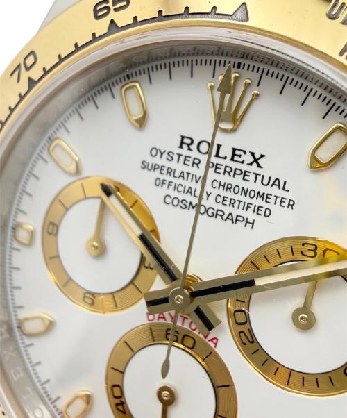 ROLEX（ロレックス）ROLEX (ロレックス) Cosmograph Daytona コスモグラフデイトナ Ref:116503 ホワイト文字盤 ロレゾール 白文字盤の古着・服飾アイテム