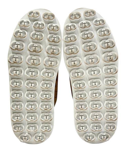 GUCCI（グッチ）GUCCI (グッチ) グッチシマボアスニーカー ブラウン サイズ:37の古着・服飾アイテム
