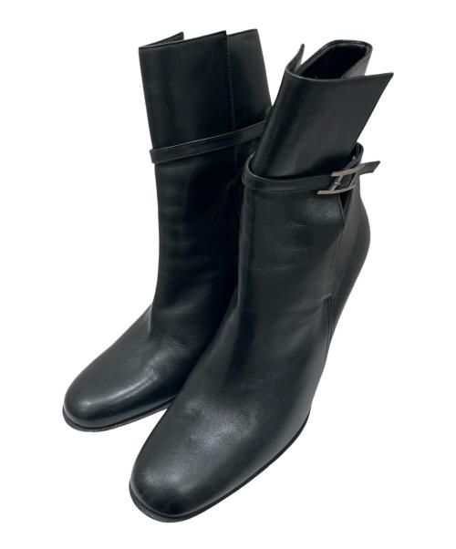 HERMES（エルメス）HERMES (エルメス) ヒールブーツ ブラック サイズ:36の古着・服飾アイテム