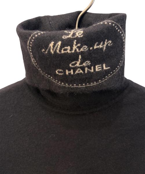 CHANEL（シャネル）CHANEL (シャネル) カシミヤ タートルネックニット ブラック サイズ:38の古着・服飾アイテム